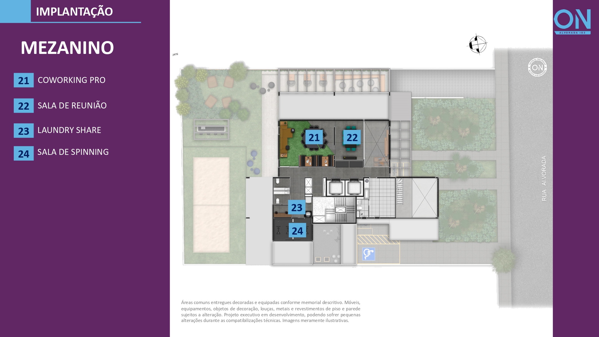 Planta - Studio à venda, Vila Olímpia, com 1 quarto, 23,09m² - Urbano Broker
