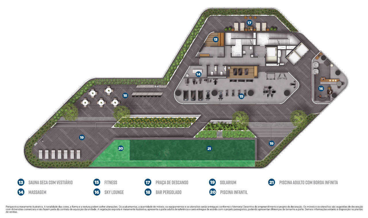 Planta - Studio à venda em São Paulo, Pinheiros, com 1 quarto, 39,78m² - Urbano Broker